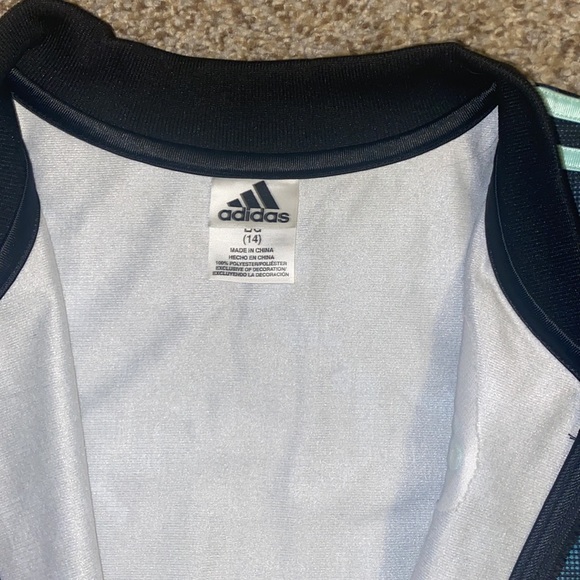 Adidas Kids jacket with pockets. Size L. Worn one time. - Picture 2 of 4
